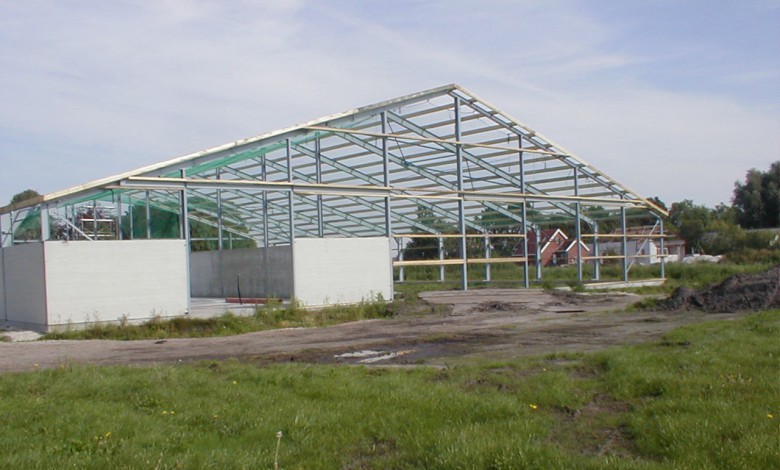 Nieuwbouw stal