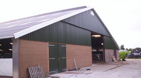 Nieuwbouw stal